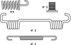 Fri.Tech. 1421 - Kit accessori, Ganasce freno autozon.pro