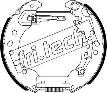 Fri.Tech. 16496 - Kit ganasce freno autozon.pro