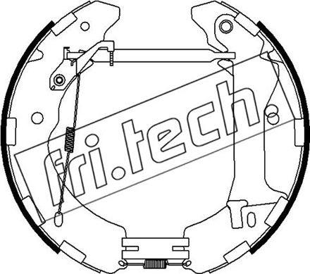 Fri.Tech. 16493 - Kit ganasce freno autozon.pro