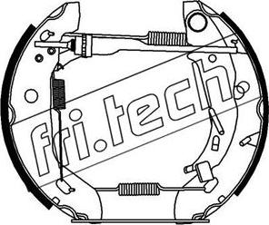 Fri.Tech. 16450 - Kit ganasce freno autozon.pro