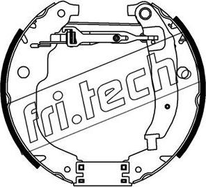 Fri.Tech. 16461 - Kit ganasce freno autozon.pro