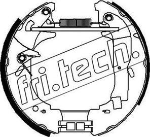 Fri.Tech. 16418 - Kit ganasce freno autozon.pro