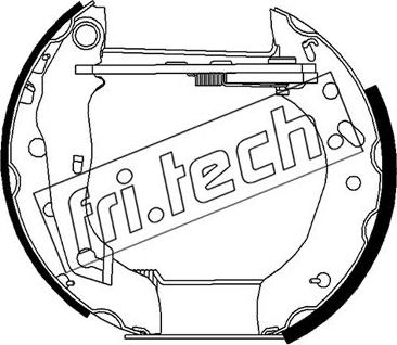 Fri.Tech. 16483 - Kit ganasce freno autozon.pro