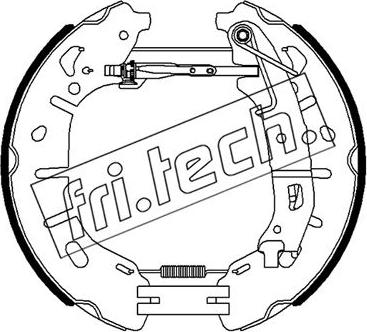 Fri.Tech. 16482 - Kit ganasce freno autozon.pro