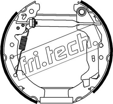 Fri.Tech. 16487 - Kit ganasce freno autozon.pro