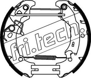 Fri.Tech. 16433 - Kit ganasce freno autozon.pro