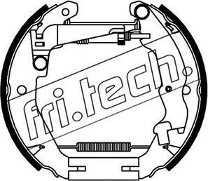 Fri.Tech. 16437 - Kit ganasce freno autozon.pro