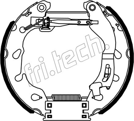 Fri.Tech. 16551 - Kit ganasce freno autozon.pro