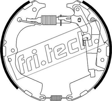 Fri.Tech. 16512 - Kit ganasce freno autozon.pro