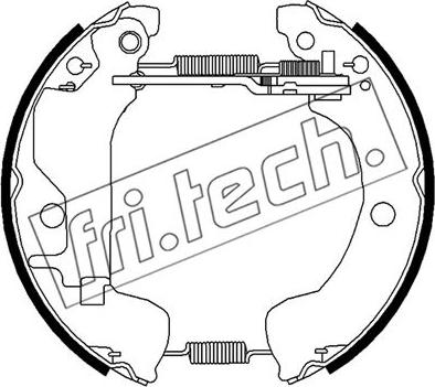 Fri.Tech. 16507 - Kit ganasce freno autozon.pro