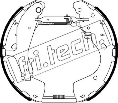 Fri.Tech. 16521 - Kit ganasce freno autozon.pro