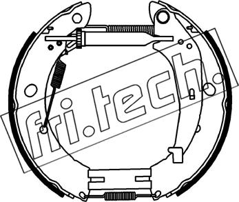 Fri.Tech. 16539 - Kit ganasce freno autozon.pro