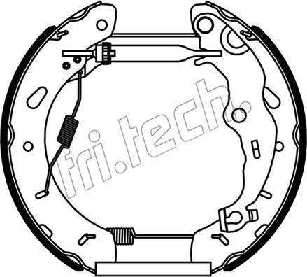 Fri.Tech. 16535 - Kit ganasce freno autozon.pro