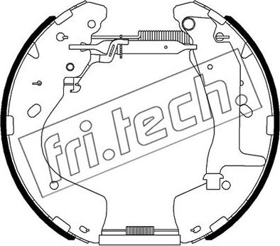 Fri.Tech. 16522 - Kit ganasce freno autozon.pro