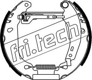 Fri.Tech. 16092 - Kit ganasce freno autozon.pro