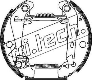 Fri.Tech. 16010 - Kit ganasce freno autozon.pro