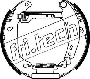 Fri.Tech. 16018 - Kit ganasce freno autozon.pro