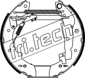 Fri.Tech. 16030 - Kit ganasce freno autozon.pro