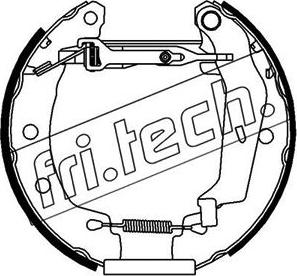 Fri.Tech. 16149 - Kit ganasce freno autozon.pro