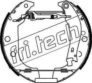 Fri.Tech. 16151 - Kit ganasce freno autozon.pro