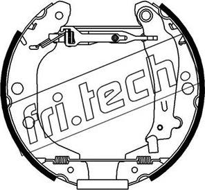 Fri.Tech. 16157 - Kit ganasce freno autozon.pro