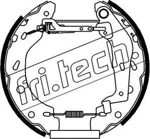 Fri.Tech. 16185 - Kit ganasce freno autozon.pro