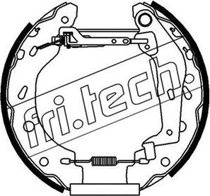 Fri.Tech. 16186 - Kit ganasce freno autozon.pro