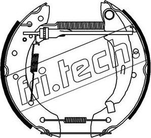 Fri.Tech. 16181 - Kit ganasce freno autozon.pro