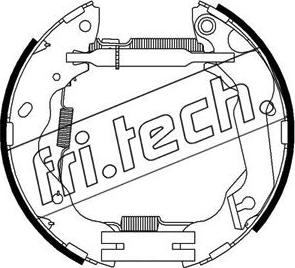 Fri.Tech. 16346 - Kit ganasce freno autozon.pro