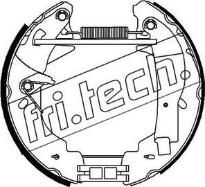 Fri.Tech. 16350 - Kit ganasce freno autozon.pro