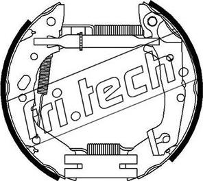 Fri.Tech. 16362 - Kit ganasce freno autozon.pro