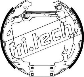 Fri.Tech. 16309 - Kit ganasce freno autozon.pro