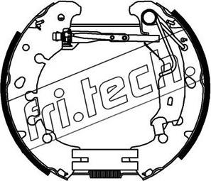 Fri.Tech. 16381 - Kit ganasce freno autozon.pro