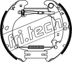 Fri.Tech. 16375 - Kit ganasce freno autozon.pro