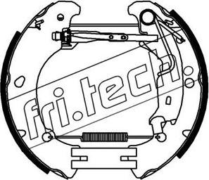 Fri.Tech. 16378 - Kit ganasce freno autozon.pro