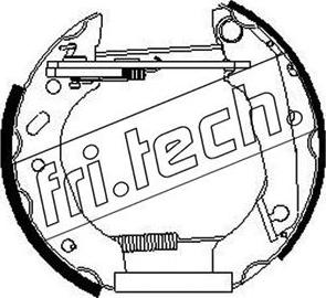 Fri.Tech. 16264 - Kit ganasce freno autozon.pro