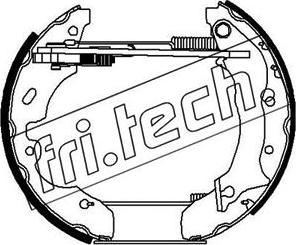 Fri.Tech. 16263 - Kit ganasce freno autozon.pro