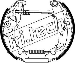 Fri.Tech. 16205 - Kit ganasce freno autozon.pro