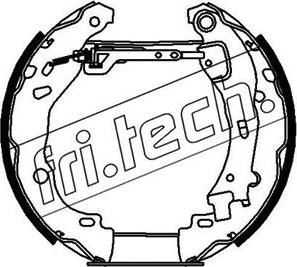 Fri.Tech. 16276 - Kit ganasce freno autozon.pro