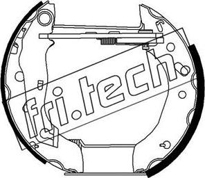 Fri.Tech. 16270 - Kit ganasce freno autozon.pro