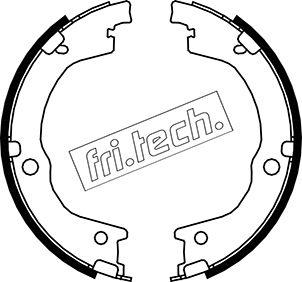 Fri.Tech. 1049.165 - Kit ganasce, Freno stazionamento autozon.pro