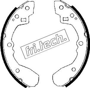 Fri.Tech. 1049.122 - Kit ganasce freno autozon.pro