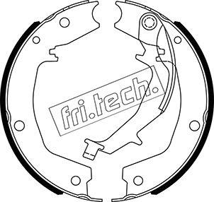 Fri.Tech. 1049.172 - Kit ganasce, Freno stazionamento autozon.pro