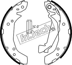 Fri.Tech. 1046.211 - Kit ganasce freno autozon.pro