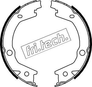 Fri.Tech. 1046.220 - Kit ganasce, Freno stazionamento autozon.pro