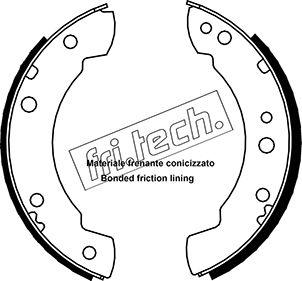 Fri.Tech. 1040.093 - Kit ganasce freno autozon.pro