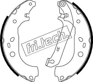 Fri.Tech. 1040.155 - Kit ganasce freno autozon.pro