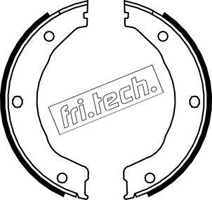 Fri.Tech. 1040.158 - Kit ganasce, Freno stazionamento autozon.pro