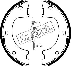 Fri.Tech. 1052.136K - Kit ganasce, Freno stazionamento autozon.pro