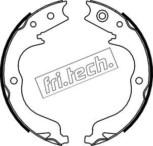 Fri.Tech. 1064.180 - Kit ganasce, Freno stazionamento autozon.pro